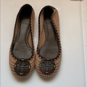 Tory Burch Woven Flats Sz 7.5